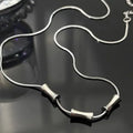 New Irregular Wave Shape Chain Men Necklace Advanced Sense Stainless Steel Figaro Cuban Chain Necklace for Men Women Jewelry ﻿
