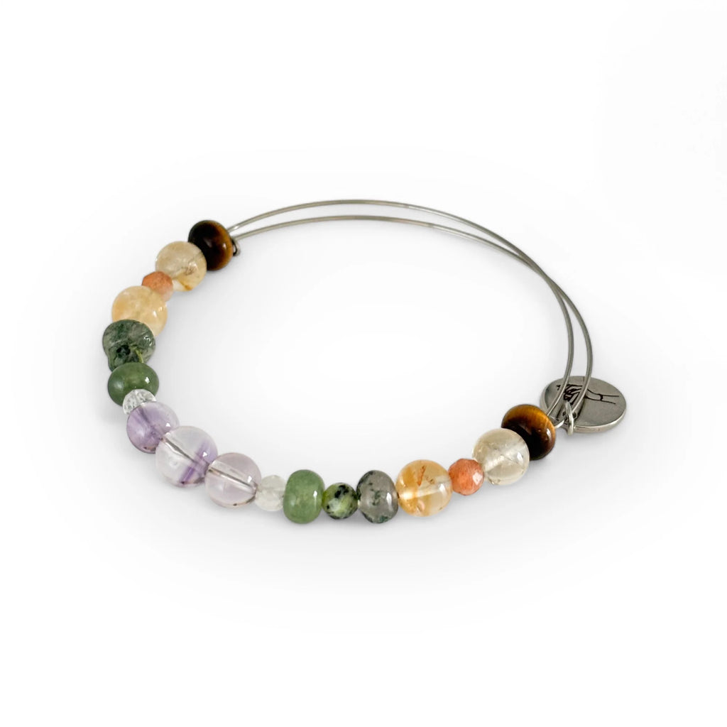 Success Bracelet | Crystal Bangle | Stainless or Gold Steel | Adjustable