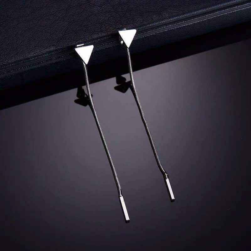 Along Earrings Female Tassel Earrings Triangle Earrings Small Earrings